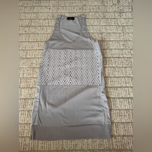 Diesel Black Gold Light Gray Knit Tank/tunic/dress size 38